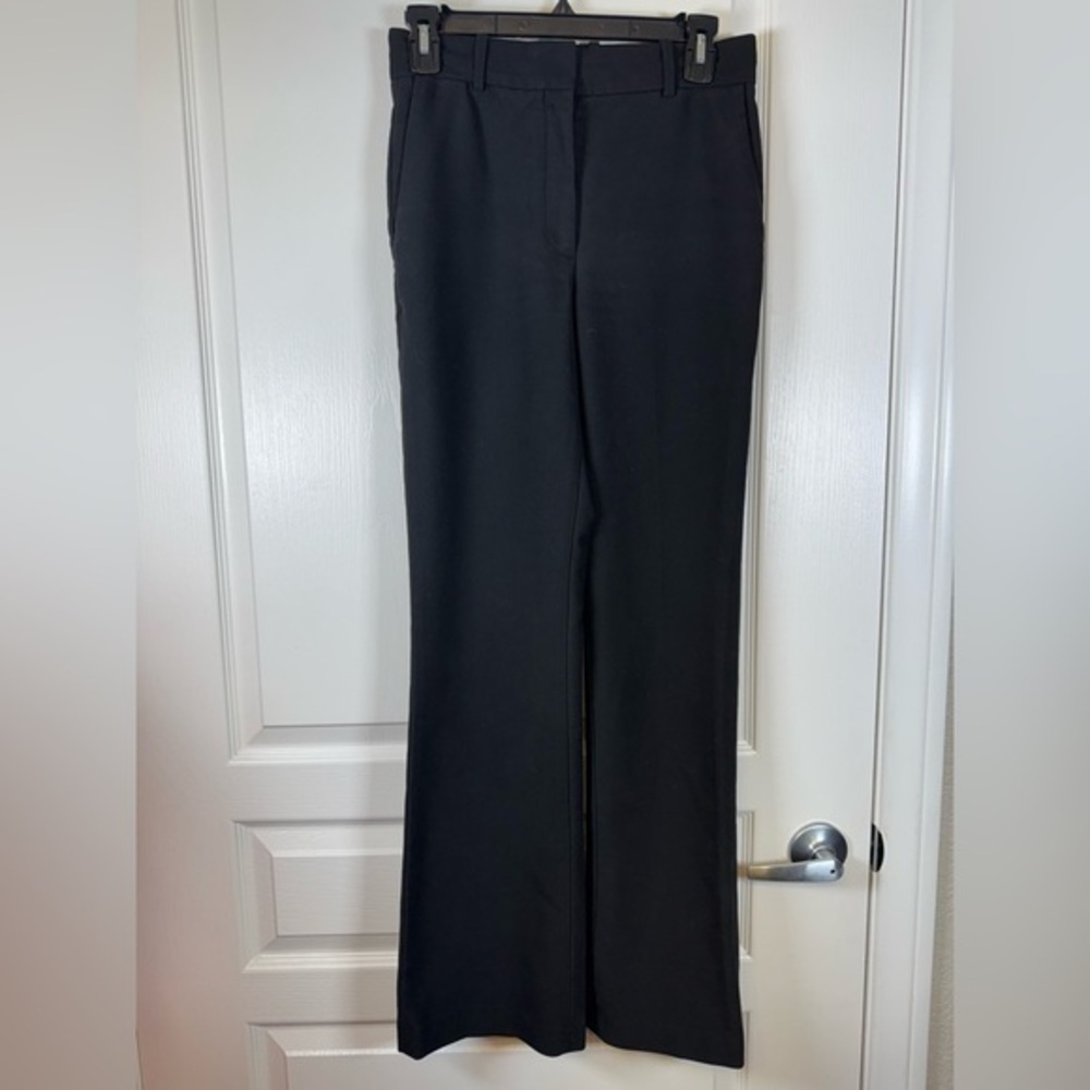 Babaton Atelier Black Straight Leg Trouser Pants Size 4 EUC #2925